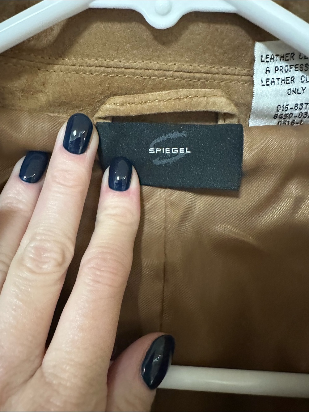 Vintage Spiegel Women's 100% Leather Button-Front Jacket in Camel 🐪 - Picture 5 of 14